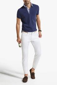 21 Sophisticated Polo Shirt Looks To Wear For Any Occassion Polo Mens Fashion Polo Shirt Outfits White Jeans Men