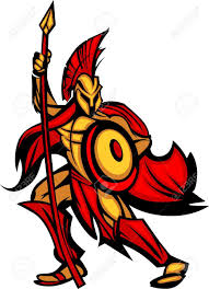 Get inspired by our community of talented artists. Greek Spartan Or Trojan Mascot Holding A Shield And Spear Royalty Free Cliparts Vectors And Stock Illustration Image 12050542