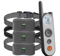 Mimofpet Meilleur vendeur 2 en 1 Clôture électrique sans fil pour chien  Anti-aboiement Colliers d'entraînement aux chocs pour chien avec  télécommande