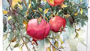 Customize your watercolor print with hundreds of different frames and mats, if desired. Brenda Swenson Forbidden Fruit Watercolor Technique Daniel Smith Artists Materials
