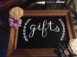 Gift Table Chalkboard Sign Wedding Chalkboard Signs Gift Table Signs Baby Shower Signs Chalkboard