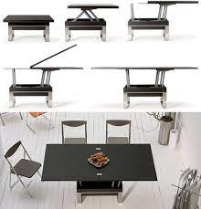 That's two tables for the price of one! Transforming Tables Convert Coffee To Dining Surfaces Coffee Table To Dining Table Convertible Coffee Table Resource Furniture