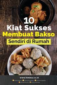 10 Kiat Sukses Membuat Bakso Sendiri Resep Masakan Jepang Makanan Dan Minuman Resep Bakso