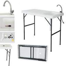 Ubesgoo Folding Portable Fish Fillet In 2020 Sink Faucets Fish Cleaning Table Faucet