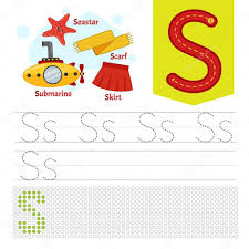 Saying thank you to show your appreciation to friends and family is really important but it's equally important in business. Handwriting Practice Sheet Basic Writing Educational Game For Children Learning The Letters Of The English Alphabet Letter S Premium Vector In Adobe Illustrator Ai Ai Format Encapsulated Postscript Eps Eps Format