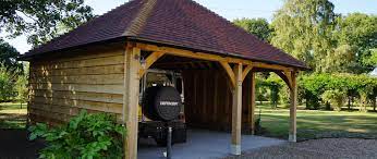Authenticity, quality, attention to detail and a personal service remain the key reasons for choosing a building from oak designs; Oak Car Ports Oak Designs Co