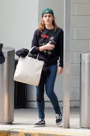 However, they didn't confirm this relationship, hence, it proved to be just a rumor. Emma Watson Keeps It Casual In Sweatshirt And Jeans As She Arriving At Jfk Airport In