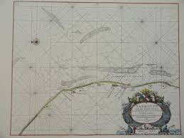 Details About Old Copy Of Map Marine Chart Of Yarmouth Sands 1700s