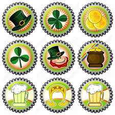 They are all symbols of st. Set Of Nine Bottle Caps With Saint Patrick S Day Symbols Royalty Free Cliparts Vectors And Stock Illustration Image 12253448