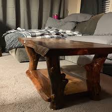 Coffee Table Rustic Coffee Table Wood Table Live Edge Etsy Rustic End Tables Rustic Coffee Tables Wood Table
