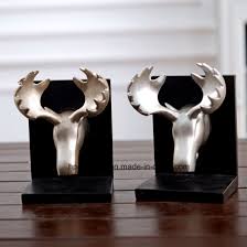 Shop with afterpay on eligible items. China Rustic Antique Silver Elk Head Polyresin Book Stand Study Room Decoration China Resin Crafts And Book Ends Price