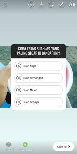 Apa yg paling asyik dilakukan saat teman berbicara? Cara Buat Kuis Di Instagram Dengan Sticker Quiz Bukugue Com
