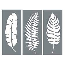 There are four templates to choose from. Amazon Com Leaf Stencil Set Pack Of 3 Unique Leaf Wall Stencil Designs For Painting Use This Leaf Stencil Kit To Update Your Home Decor Kitchen Dining
