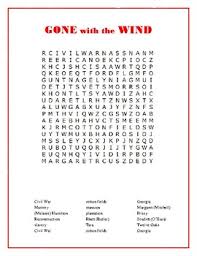 Maybe you would like to learn more about one of these? Gone With The Wind Word Search Puzzle With Hidden Message Fun Filler Activity