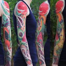 Sleeve tattoo is a big tattoo or an assortment of various smaller tattoos which are mostly themed in a manner that would complement each tattoo distinctively while covering half or even full of a person's arm. 1001 Ideas For Beautiful Sleeve Tattoos For Men And Women