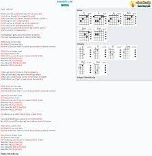 Chord Beautiful Life Union J Tab Song Lyric Sheet Guitar Ukulele Chords Vip