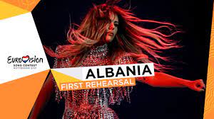 Eurovision 2021 fans praised russia's 'hilarious' performance as manizha took the stage in a giant dress, with one fan writing: Anxhela Peristeri Karma First Rehearsal Albania Eurovision 2021 Youtube