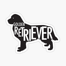 Sticker Golden Retriever Silhouette Redbubble Golden retriever silhouette classica cap. sticker golden retriever silhouette redbubble