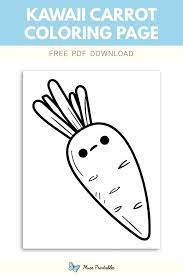 Download and print out this carrot cut & glue activity page. Free Kawaii Carrot Coloring Page Carrot Coloring Page Coloring Pages Coloring Pages Kawaii