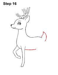 For a more realistic tutorial, check out this video: How To Draw A Deer Cartoon Video Step By Step Pictures