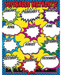 Birthday Charts Charts Classroom Decoratives Educators