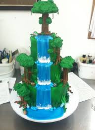 Waterfall Wedding Cake Nature Cake Fountain Cake Cool Wedding Cakes