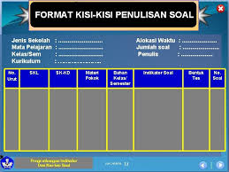 Berikut ini cara membuat kisi kisi soal kurikulum 2013 dan ktsp. Pengembangan Indikator Dan Kisikisi Soal Halaman 1 Ruang