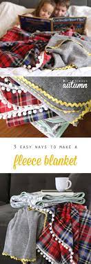 How To Make Gorgeous Diy Fleece Blankets It S So Easy Blanket Diy Sewing Projects Easy Sewing