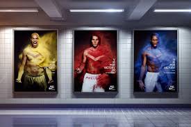 Posters In The Subway Mockup Set Poster Mockup Mockup Nike Poster