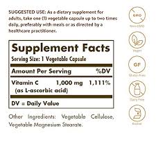 Capsules, liquid, lozenges, softgels, powder, tablets Solgar Vitamin C 1000 Mg 100 Vegetable Capsules Antioxidant Immune Support Overall Health Healthy Skin Joints Bioflavonoids Supplement 100 Servings Pricepulse