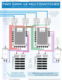 Wiring directv genie with two genie clients, swm dish and dcck. 2 Swm16 And Polarity Locker Dbstalk Community