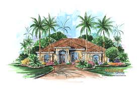 See more ideas about house front design, house front, house. Mediterranean House Plan 1 Story Coastal Tuscan Style Home Plan