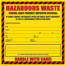 Bacteria, moulds and fungi improperly managed work environments can make your work premises the ideal environment for bacteria, moulds and fungi to thrive, such as legionella bacteria. Amazon Com Hazardous Waste Label 6 X 6 Pack Of 25 Yellow And Red Label Self Adhesive Industrial Scientific