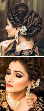 Luxury Hairstyle For Indian Wedding Ceremony Simple Wedding Hairstyles Indian Hairstyles Traditional Hairstyle