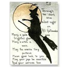Halloween Witch Witches Quote Poem Spell Post Card Halloween Poems Witch Quotes Witch Flying On Broom