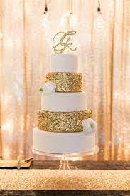 Wedding Cakes With Gold Accents Spark And Shine Your Day Glitter Wedding Cake Gold Glitter Wedding Cake Gold Wedding Cake