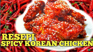 Ingin tahu resep sambal ayam geprek lezat dan enak? Resepi Spicy Korean Chicken Resepi Ayam Goreng Korea Pedas Youtube