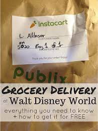 Disney World Grocery Delivery Everything You Need To Know Delivery Groceries Disney Hotels Disney Dining