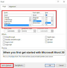 In displays preferences, you can switch between different colour profiles. How To Change Font Defaults In Microsoft Word 2016 For Windows Windows Central
