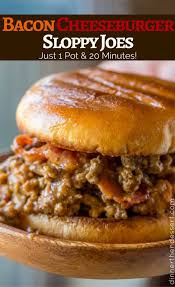 Entdecke rezepte, einrichtungsideen, stilinterpretationen und andere ideen zum ausprobieren. Bacon Cheeseburger Sloppy Joes Dinner Then Dessert