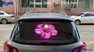Check out our car window cover selection for the very best in unique or custom, handmade pieces from our electronics & accessories shops. Signic Transperant P2 8 5 6 Taxi Car Back Window Led Display Youtube