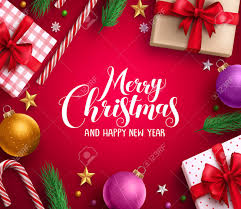 Browse all 155 cards » rated: Christmas Card Vector Background With Merry Christmas Greeting Text Colorful Elements And Ornament In Red Background Vector Illustration Royalty Free Cliparts Vectors And Stock Illustration Image 109691662