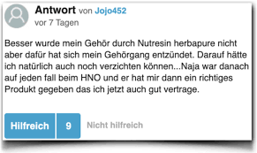 Achtung Nutresin Herbapure Ear Im Hartetest Testurteil 2021
