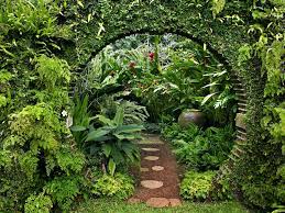 Moon Gate In Brief Garden Near Bentota Sri Lanka Beautiful Gardens Landscape Beautiful Gardens Most Beautiful Gardens