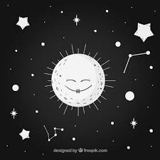 Relevant newest # black and white # stars # amazing # shine # background black and white # stars # amazing # shine # background # season 3 # episode 1 # credits # staff # 3x01 Free Vector Black Background With Cute Moon And Stars