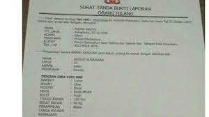Syarat dokumen untuk mengurus surat keterangan kehilangan di kepolisian, cara mengurus surat kehilangan ktp, kehilangan. Sopir Gocar Di Pekanbaru Dikabarkan Hilang Keluarga Melapor Ke Polisi Tribun Pekanbaru