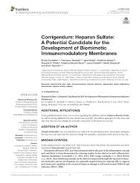 Sports medicine doctors are experts in helping people there are 114 specialists practicing sports medicine in houston, tx with an overall average rating of 4.1 stars. Pdf Corrigendum Heparan Sulfate A Potential Candidate For The Development Of Biomimetic Immunomodulatory Membranes