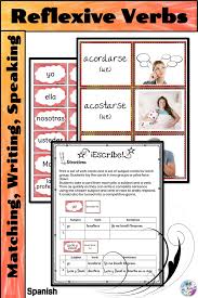 This Group Of Reflexive Verb Cards Can Be Used In A Variety Of Way To Help Students Acquire A Working Verbs Activities Spanish Reflexive Verbs Verb Worksheets