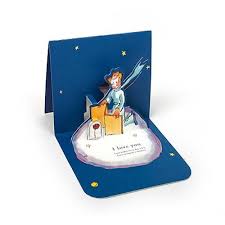 Synactif by shiseido, la rose de petit prince, rose synactif, 99.5455.1, arctic ice, blue emotion , delgramau, le petit prince, le petite prince, rose synactif by shiseido, rose synergique. Le Petit Prince Love Pop Up Card Rose 7321 Design