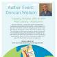 Author Event: Duncan Watson - Everyone's Trash event image